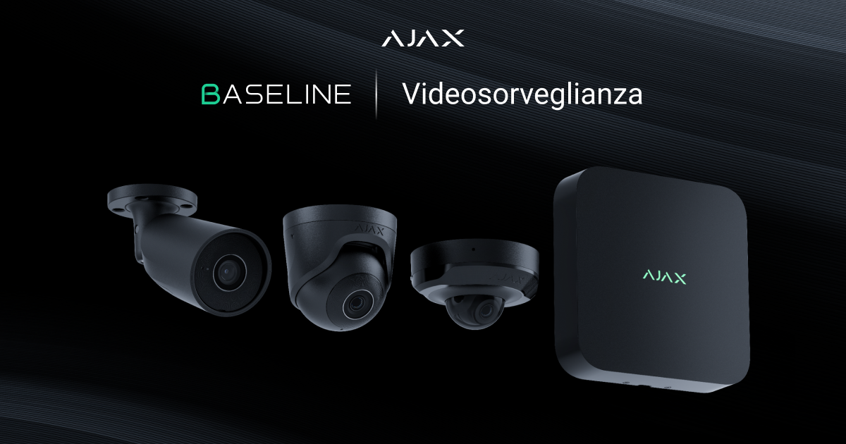 Videosorveglianza Ajax — materiali illustrativi Ajax
